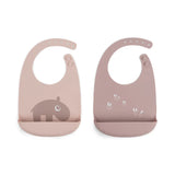 Babero BIB Silicona de 2-pack - Ozzo - Polvo