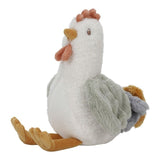 Peluche Gallina pequeña granja 17 cm