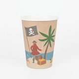 Vasos de papel Piratas 8 uds